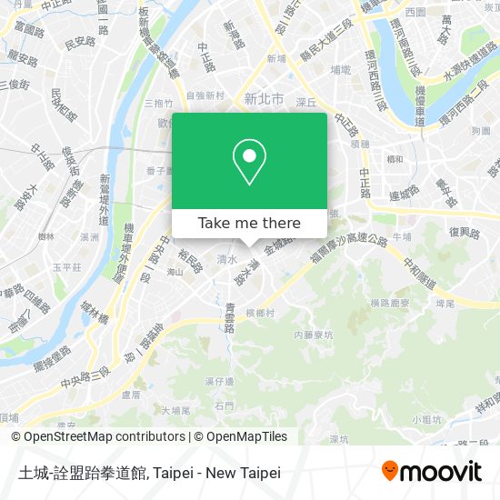 土城-詮盟跆拳道館 map