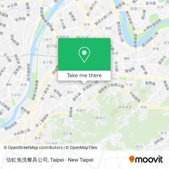 信虹免洗餐具公司 map