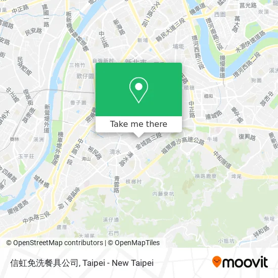 信虹免洗餐具公司地圖
