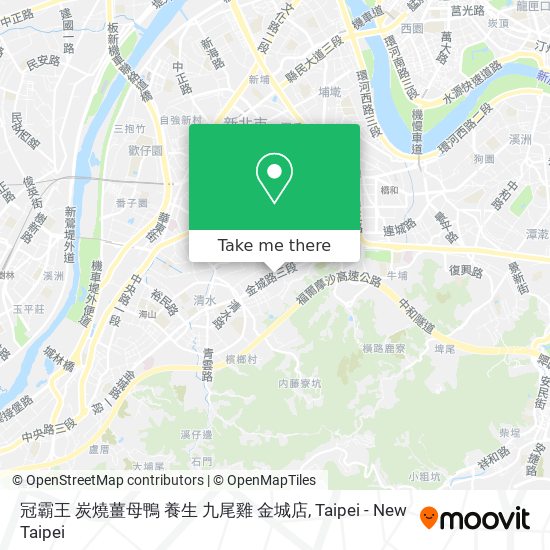 冠霸王 炭燒薑母鴨 養生 九尾雞 金城店 map