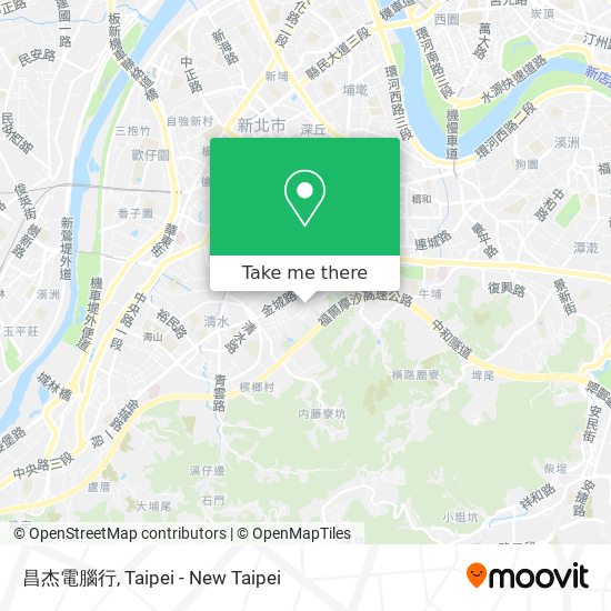昌杰電腦行地圖