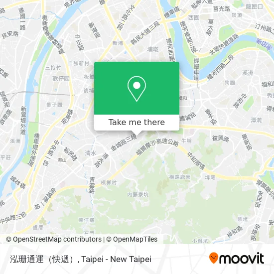 泓珊通運（快遞）地圖