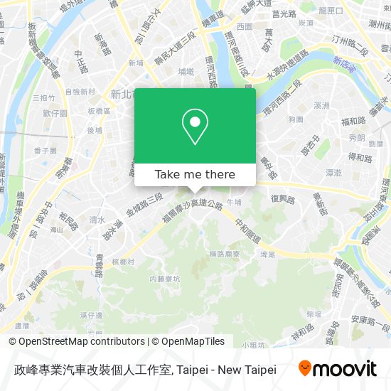 政峰專業汽車改裝個人工作室地圖