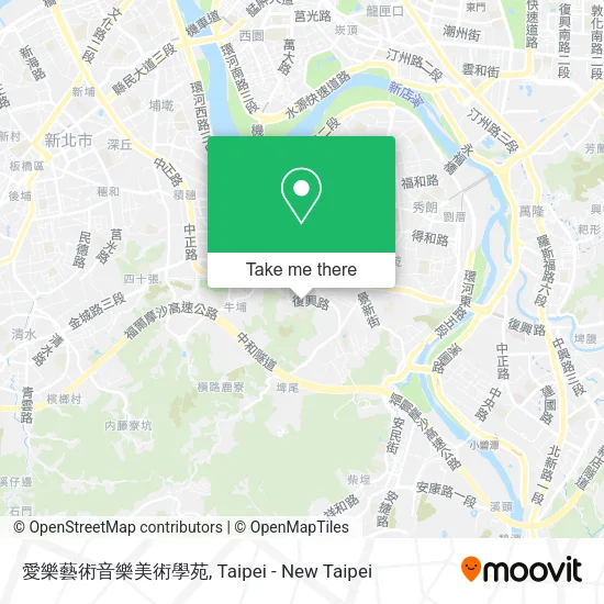 愛樂藝術音樂美術學苑地圖