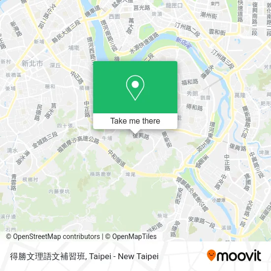 得勝文理語文補習班地圖