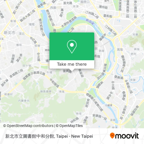 新北市立圖書館中和分館 map