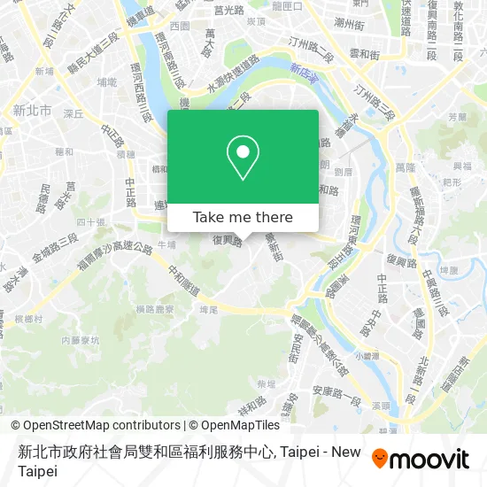新北市政府社會局雙和區福利服務中心 map