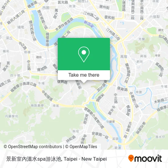景新室內溫水spa游泳池地圖