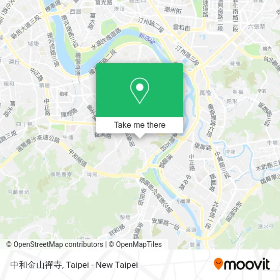 中和金山禪寺地圖