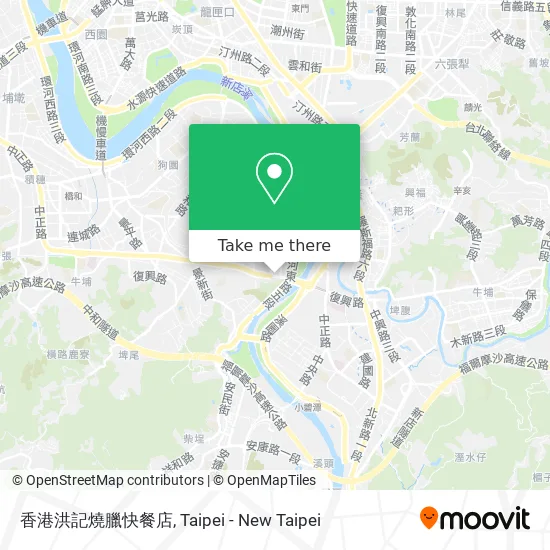 香港洪記燒臘快餐店地圖