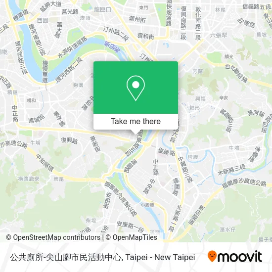 公共廁所-尖山腳市民活動中心地圖