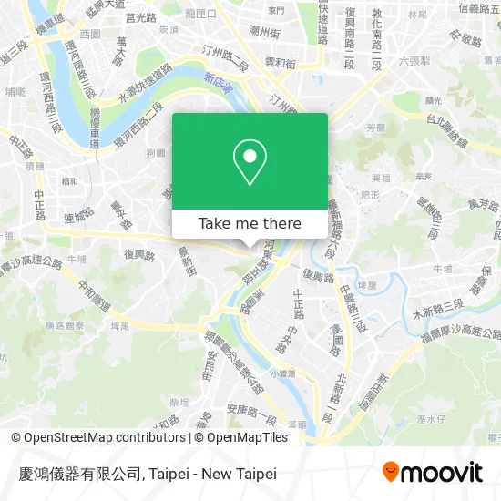 慶鴻儀器有限公司地圖