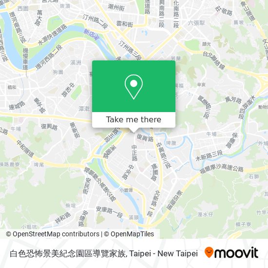 白色恐怖景美紀念園區導覽家族 map