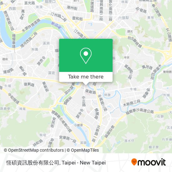 恆碩資訊股份有限公司 map