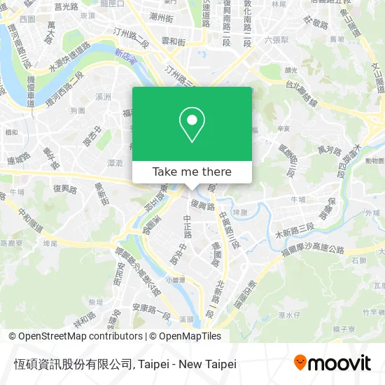 恆碩資訊股份有限公司 map