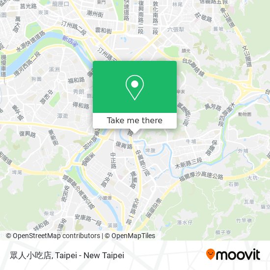 眾人小吃店 map