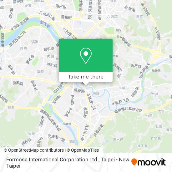 Formosa International Corporation Ltd. map