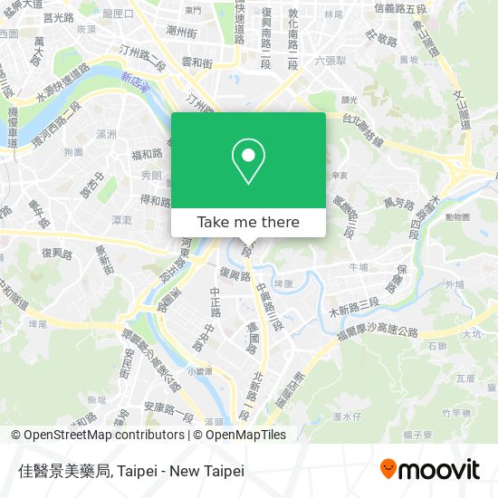 佳醫景美藥局 map