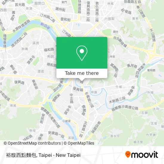 裕馥西點麵包 map