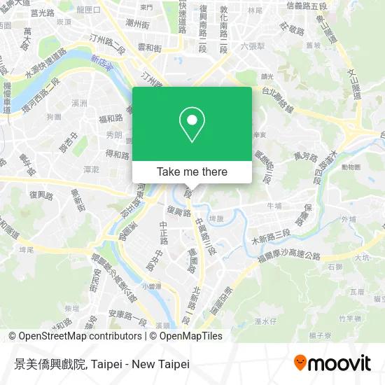 景美僑興戲院地圖