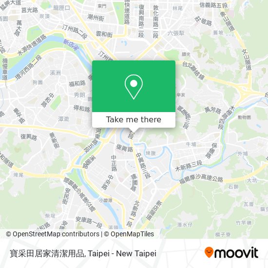 寶采田居家清潔用品 map