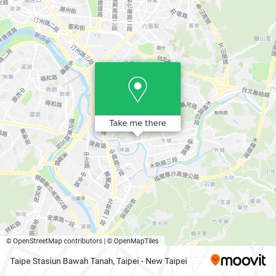 Taipe Stasiun Bawah Tanah map