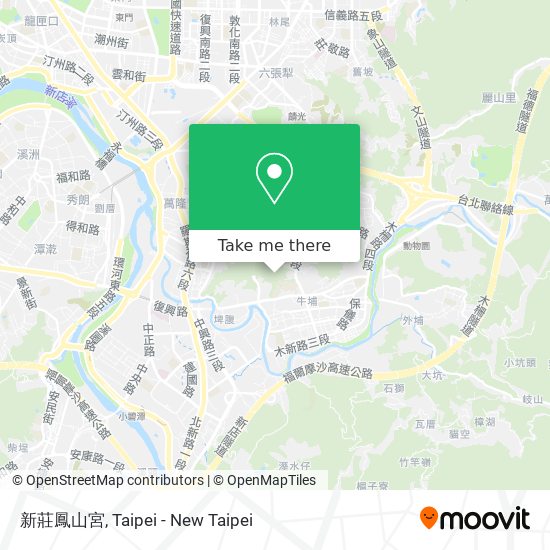 新莊鳳山宮 map