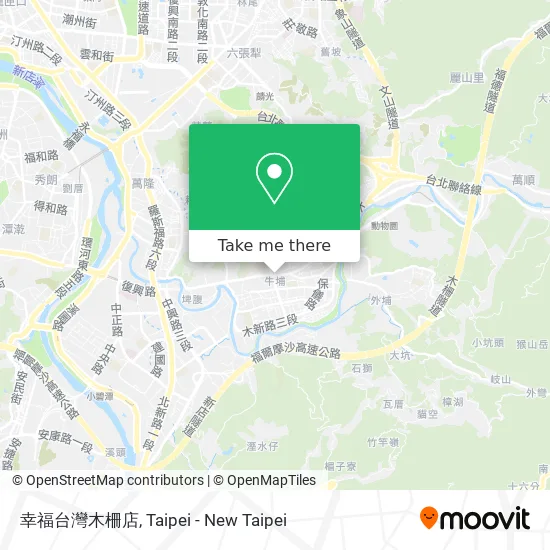 幸福台灣木柵店 map