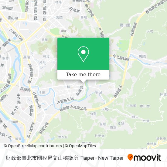 財政部臺北市國稅局文山稽徵所 map