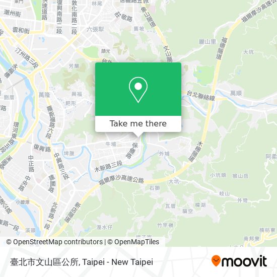 臺北市文山區公所 map
