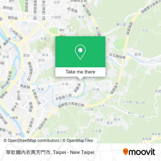華歌爾內衣萬芳門市地圖