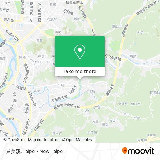 景美溪 map