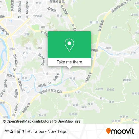 神奇山莊社區地圖