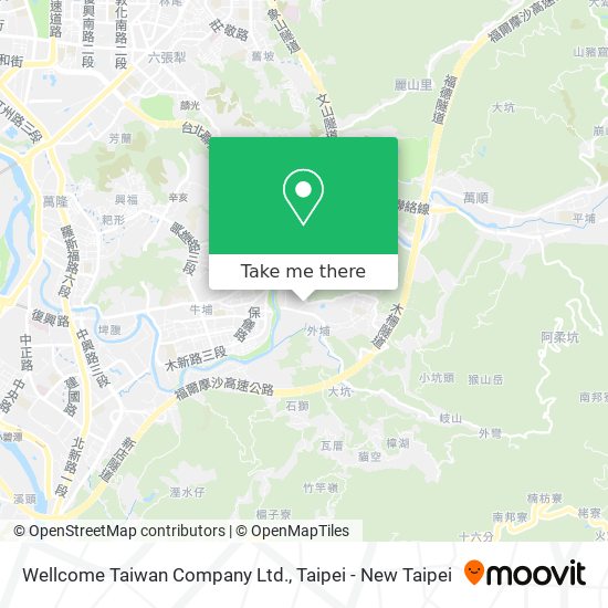 Wellcome Taiwan Company Ltd. map