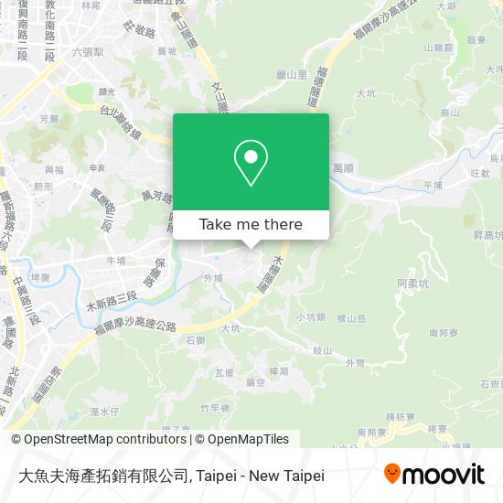 大魚夫海產拓銷有限公司地圖
