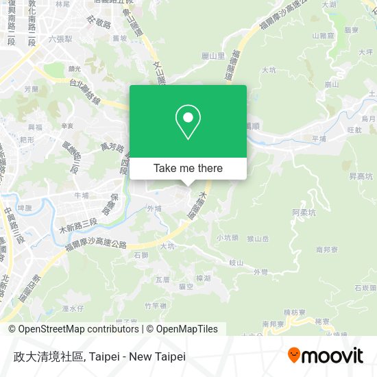 政大清境社區地圖