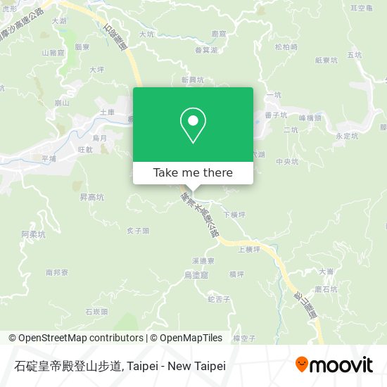 石碇皇帝殿登山步道 map