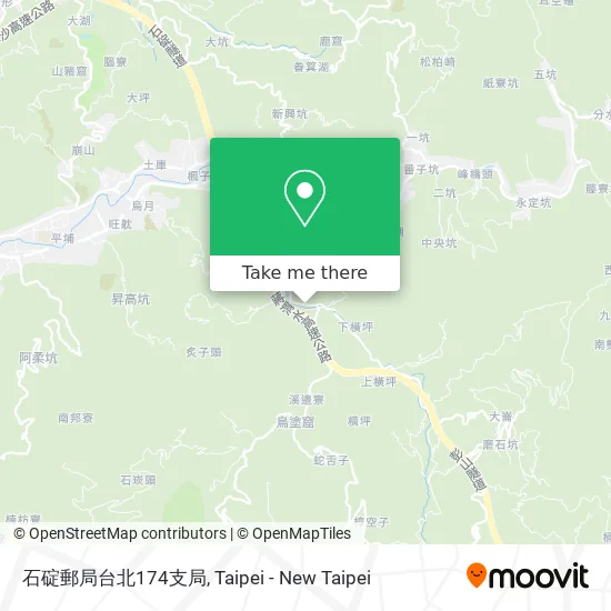 石碇郵局台北174支局地圖