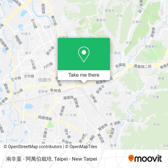 南非葉 - 阿萬伯栽培地圖