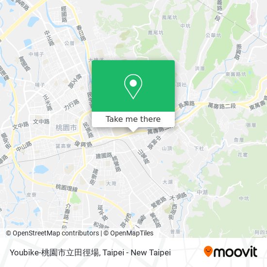 Youbike-桃園市立田徑場 map