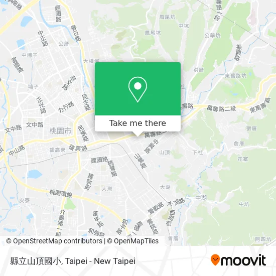 縣立山頂國小地圖