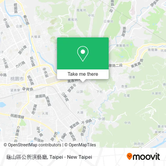 龜山區公所演藝廳地圖