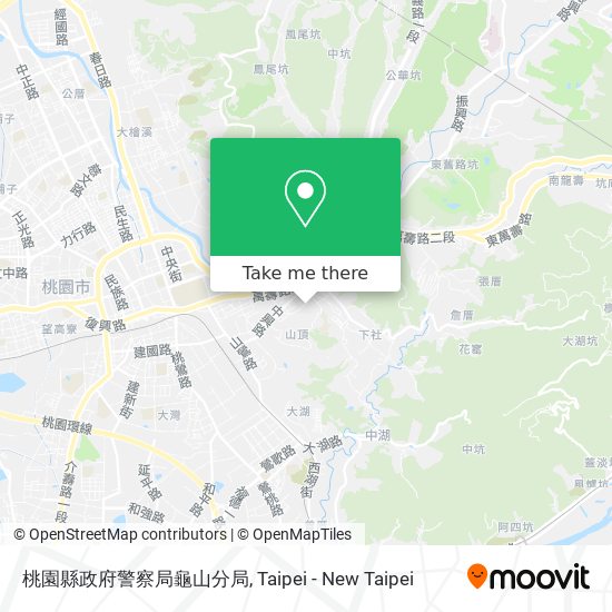 桃園縣政府警察局龜山分局 map