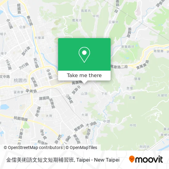 金儒美術語文短文短期補習班 map