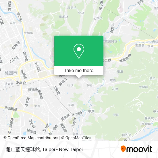 龜山藍天撞球館 map