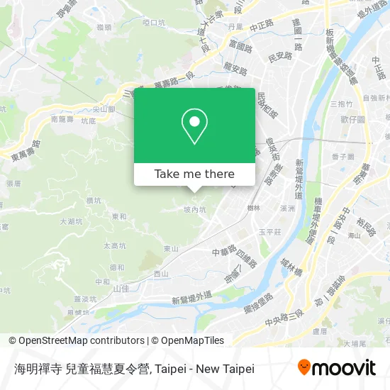 海明禪寺 兒童福慧夏令營 map
