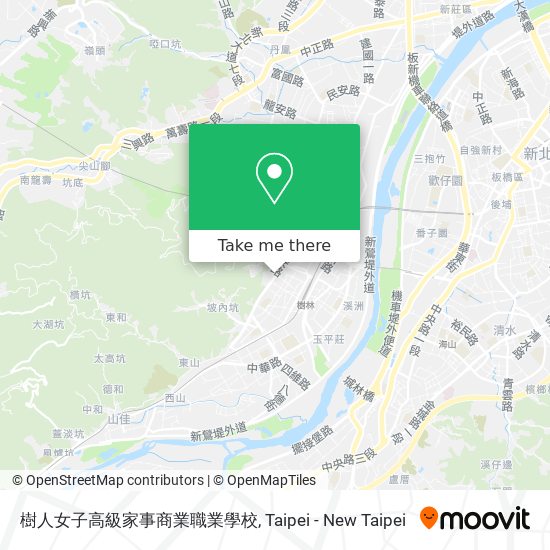 樹人女子高級家事商業職業學校地圖