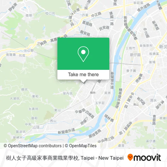 樹人女子高級家事商業職業學校地圖