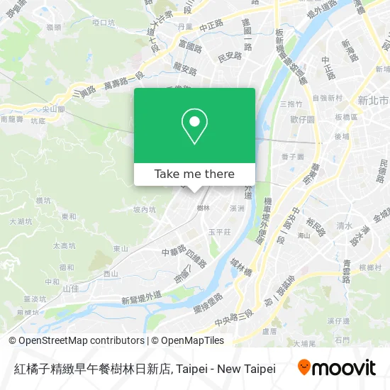 紅橘子精緻早午餐樹林日新店 map