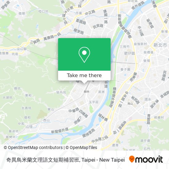 奇異鳥米蘭文理語文短期補習班地圖